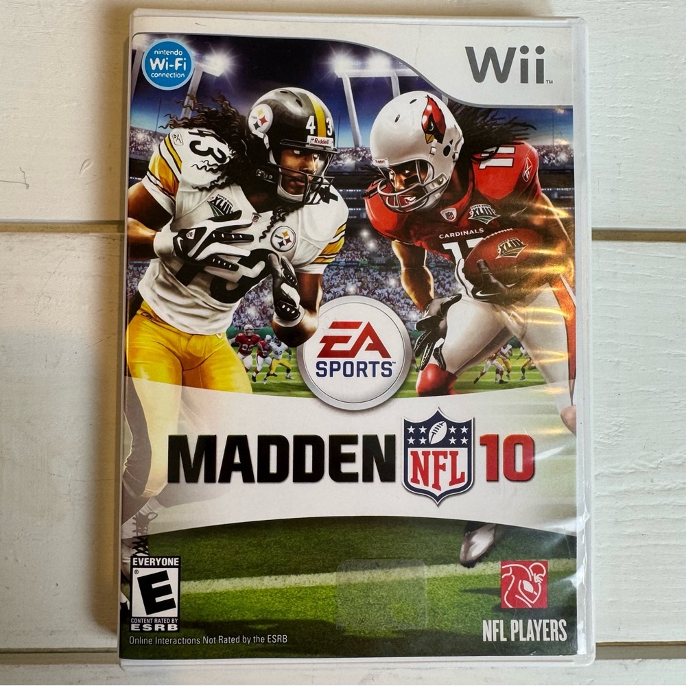 Madden NFL 10 White and Red Action Game